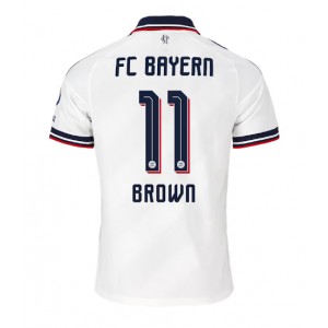 Bayern Munich Nathaniel Brown #11 Jalkapallovaatteet Vieraspaita 2026-27 Lyhythihainen